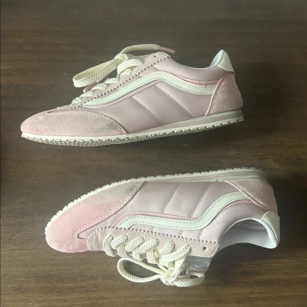 Vans Super Lopro Pink and White Sneakers - Picture 3 of 5